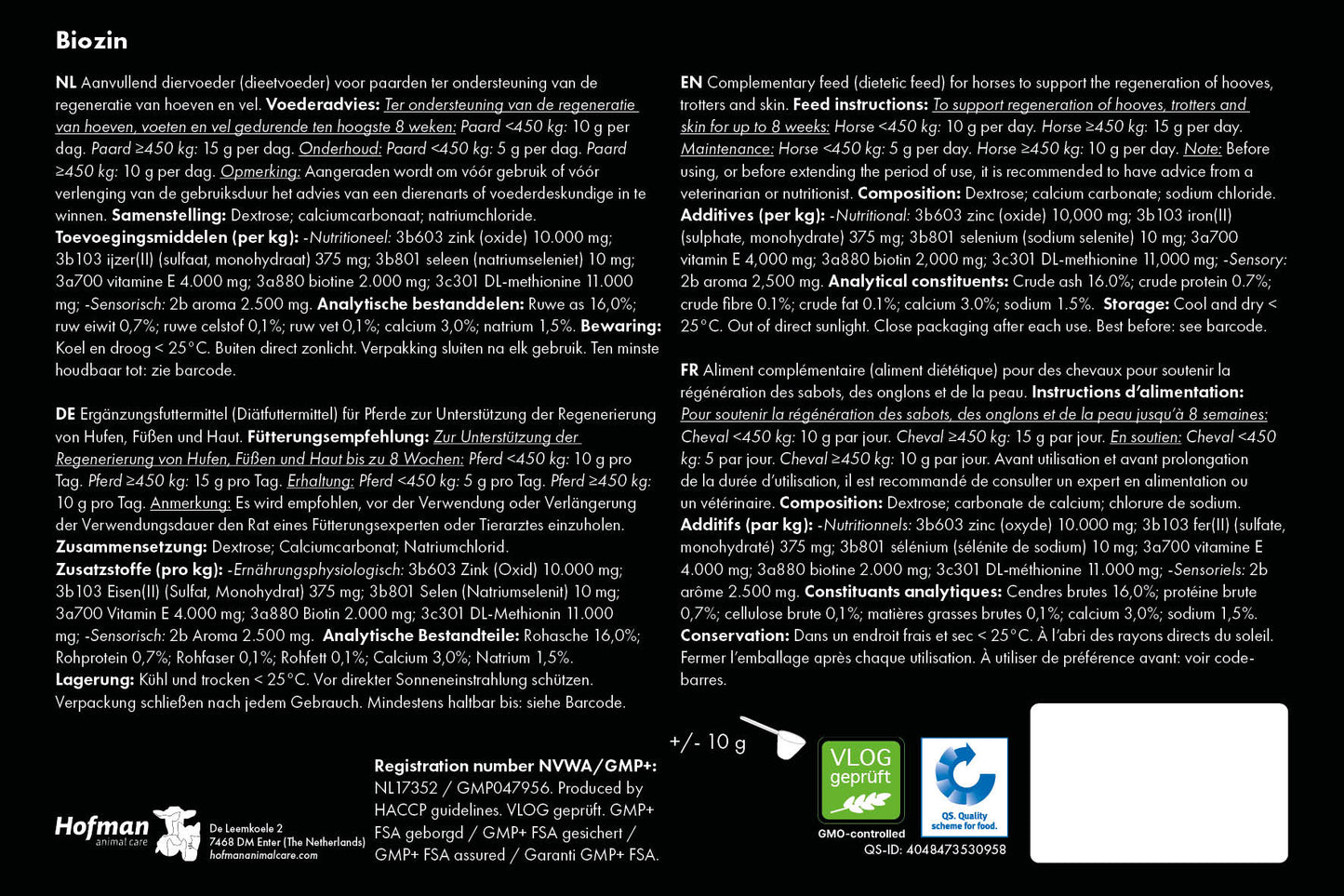 Excellent Horse Biozin