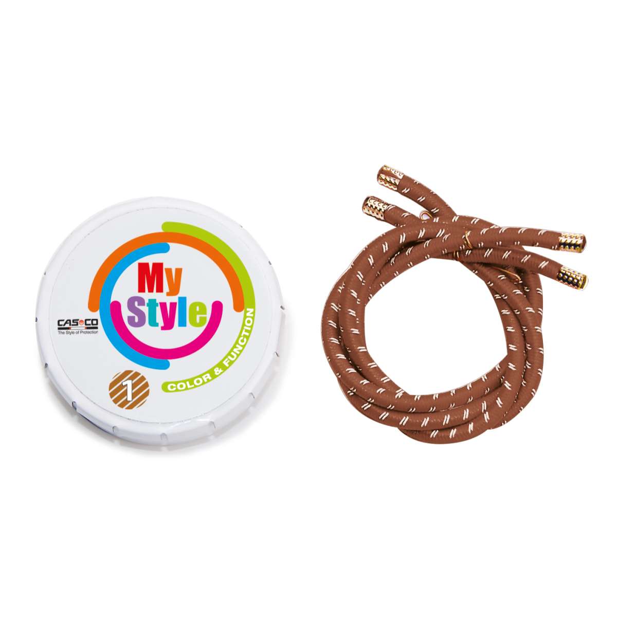 MyStyle Casco Streifen braun