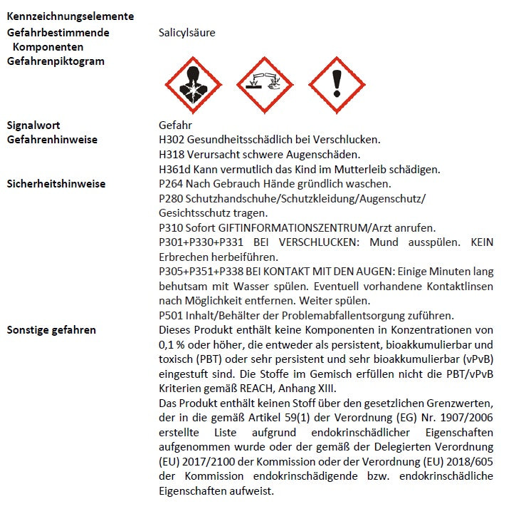 Excellent Horse Hufgel mit Salicylsäure