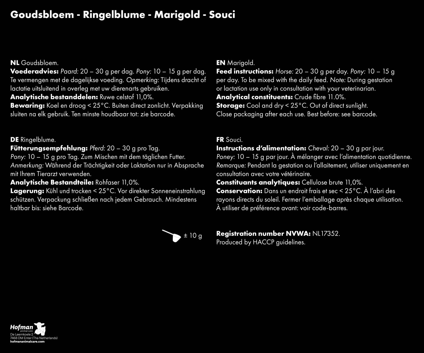 Excellent Horse Herbs Ringelblume 500 g