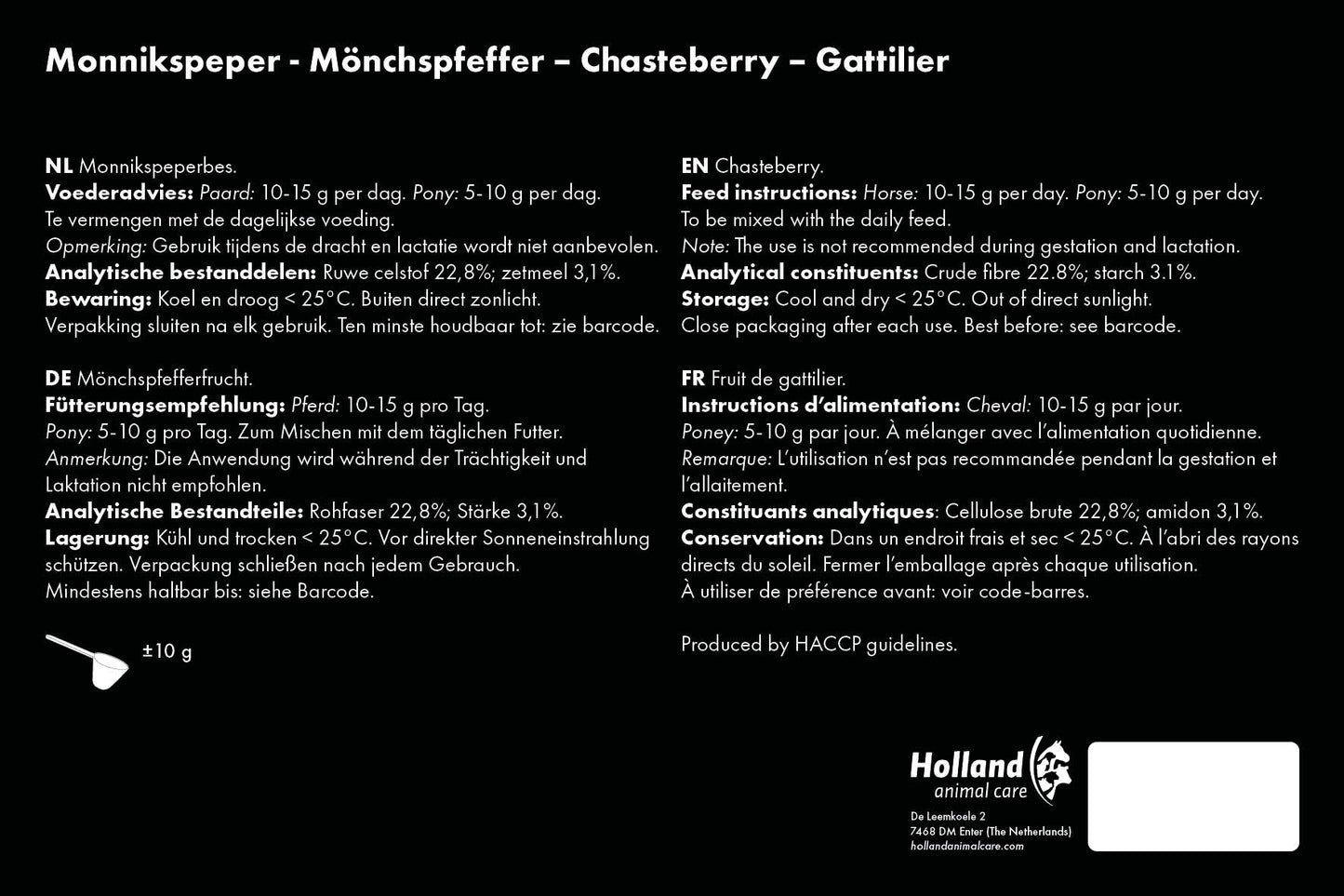 Excellent Horse Herbs Mönchspfeffer 500 g