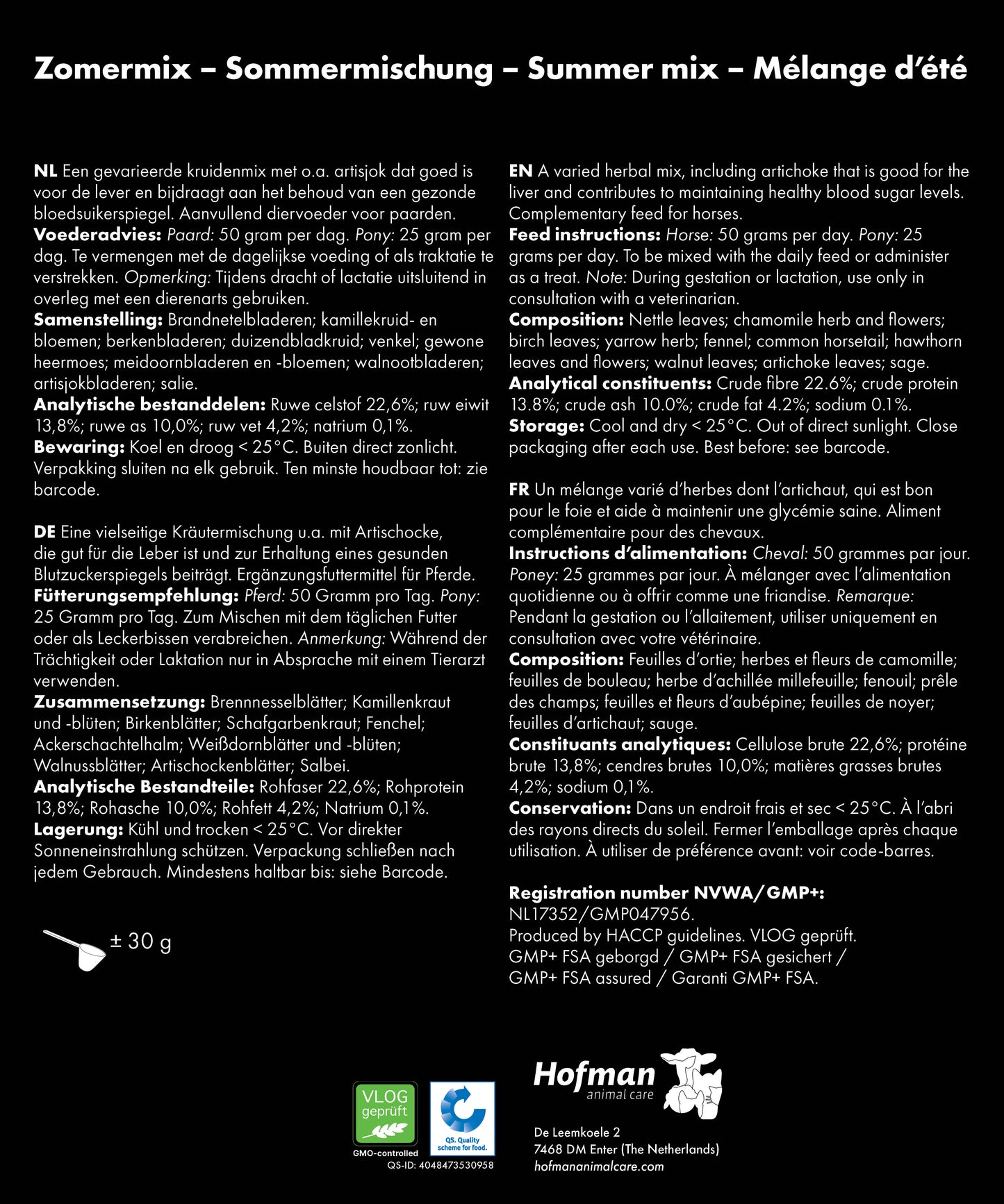 Excellent Horse Herbs Sommermischung 1 kg