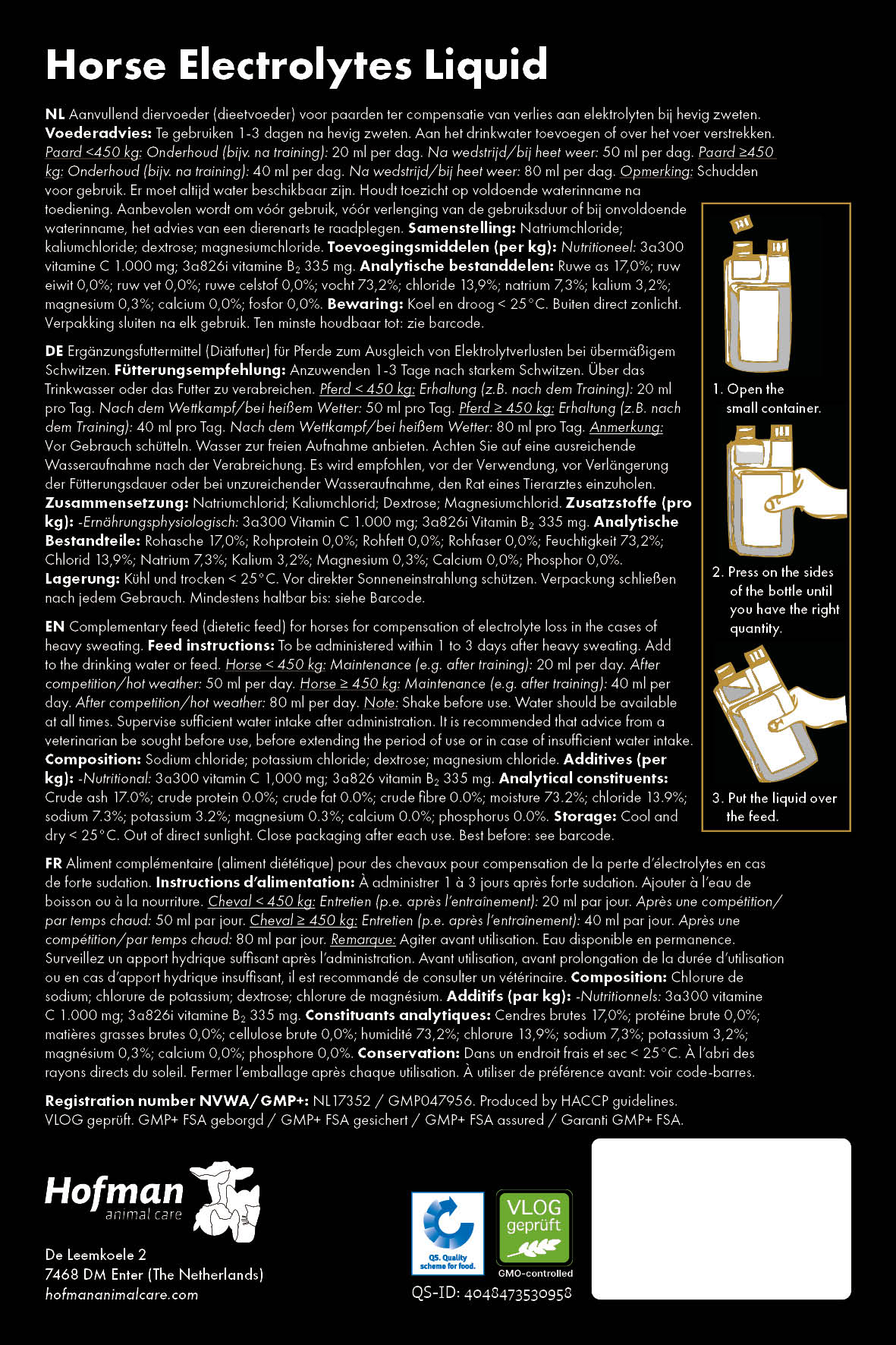 Excellent Horse Electrolytes Liquid 1 L
