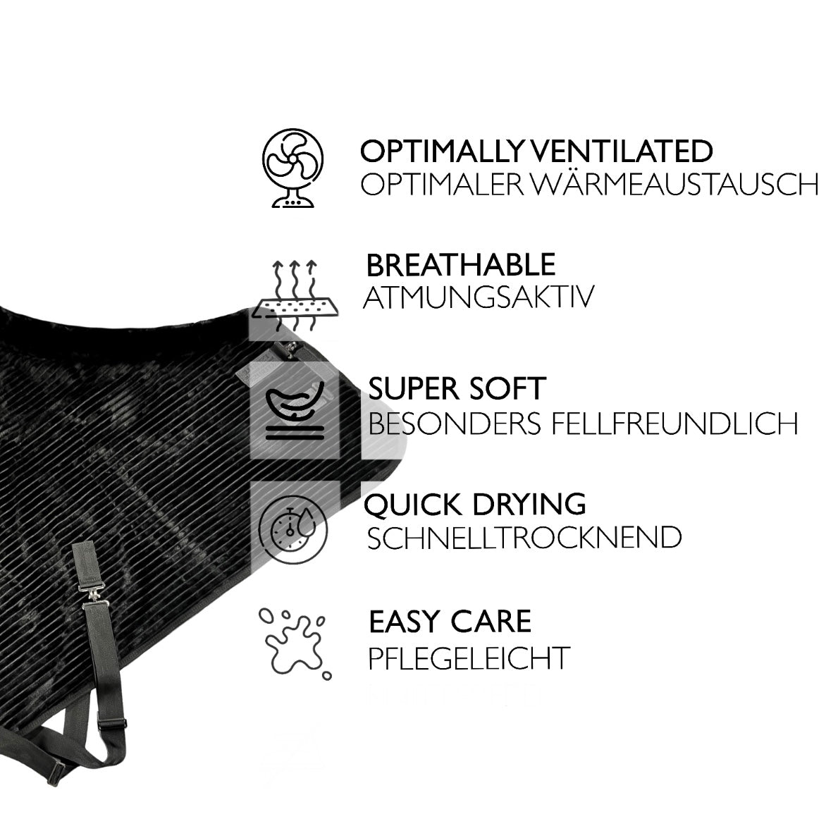 Estrelle Luxuriöse Pferdedecke