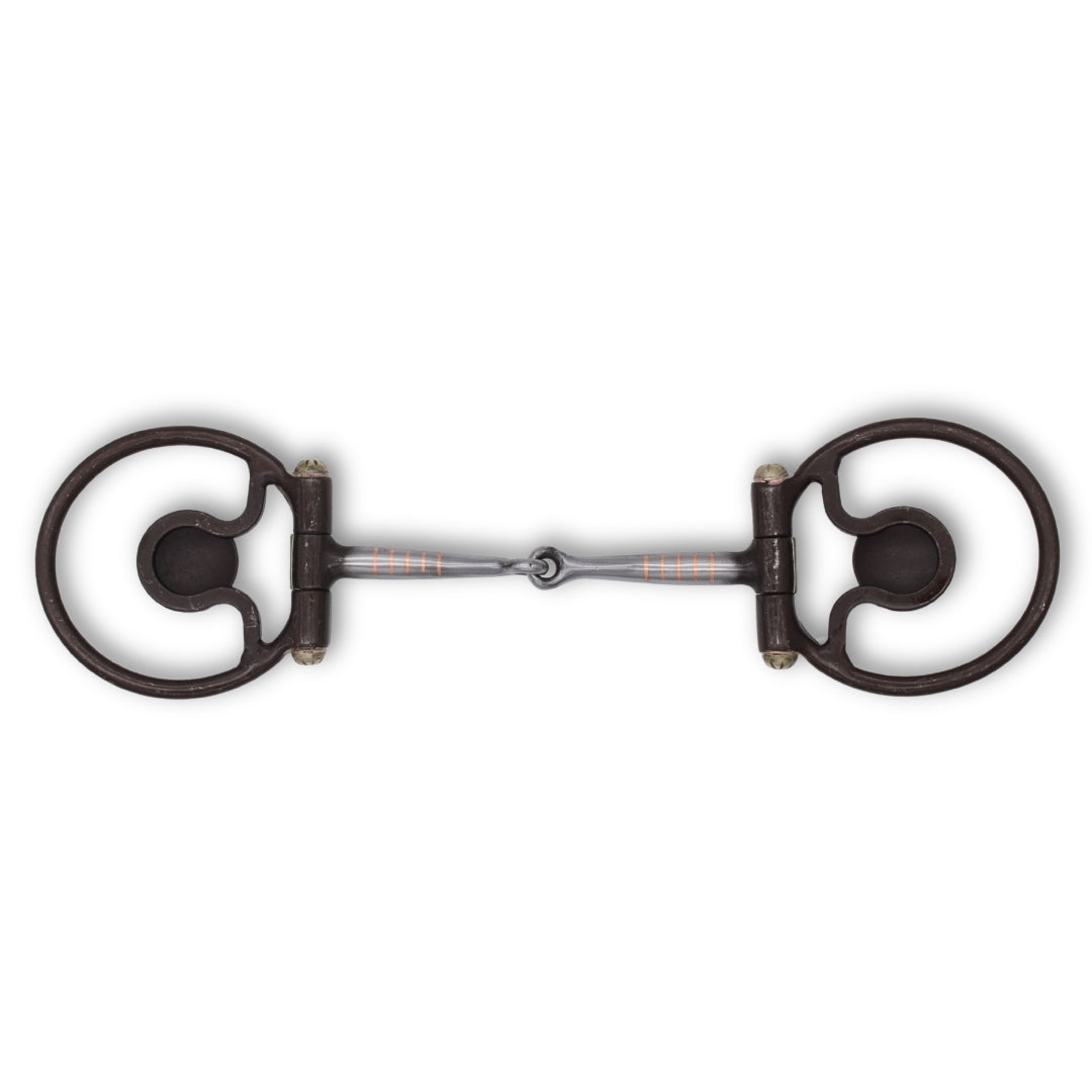 Snaffle Westernbit mit Texasstern Conchos 13,5 cm,