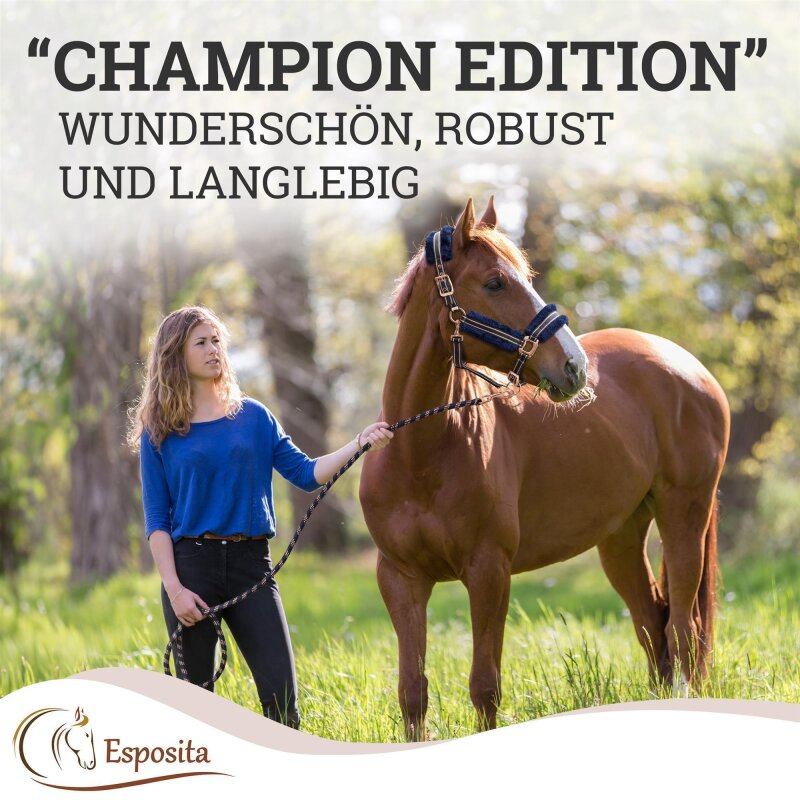 Halfter mit flauschigem Fell "Champion Edition"