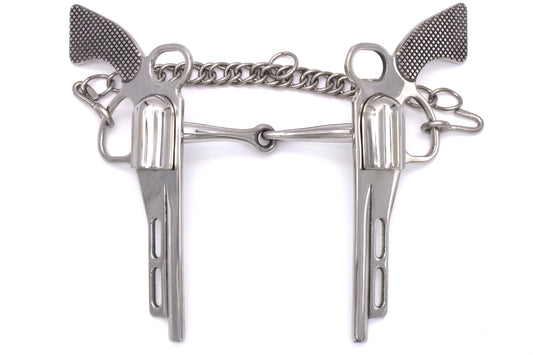 Snaffle Western Gebiss, Westernbit Colt 12,5 cm mit Shanks,
