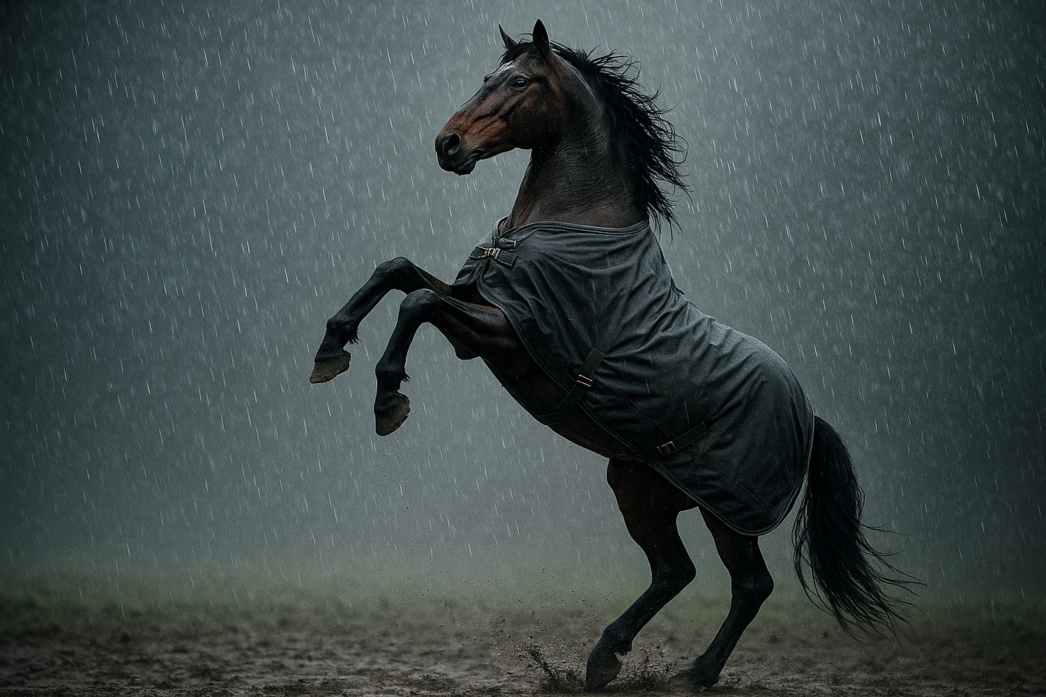 Wasserdichte Regendecken für Pferde: Optimaler Wetterschutz