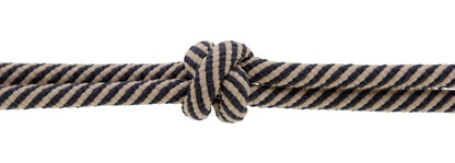 Knotenhalfter dunkelblau/beige,