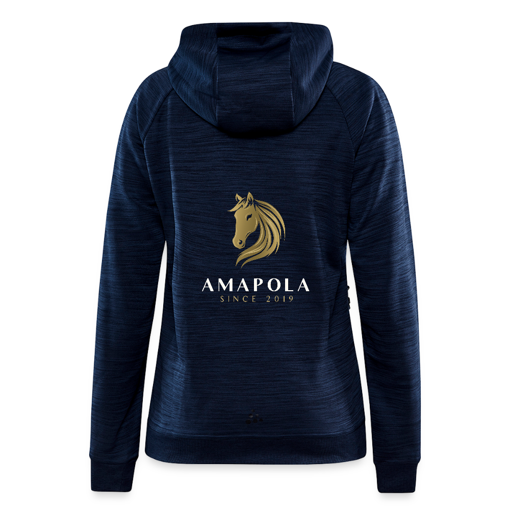 CRAFT ADV Unify Frauen Kapuzenjacke - Navy meliert