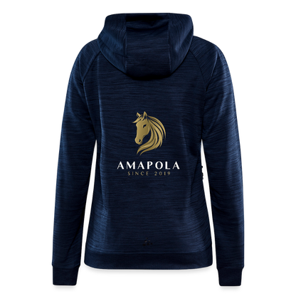 CRAFT ADV Unify Frauen Kapuzenjacke - Navy meliert