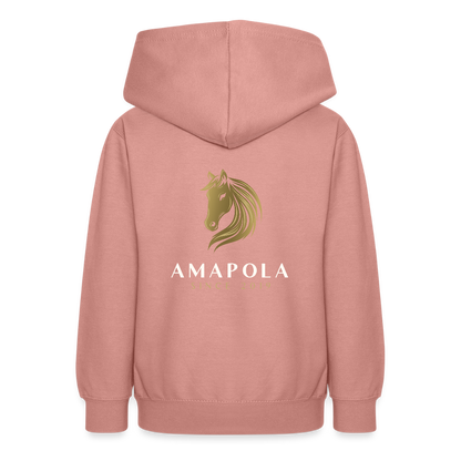 Teen Hoodie - dusky rose