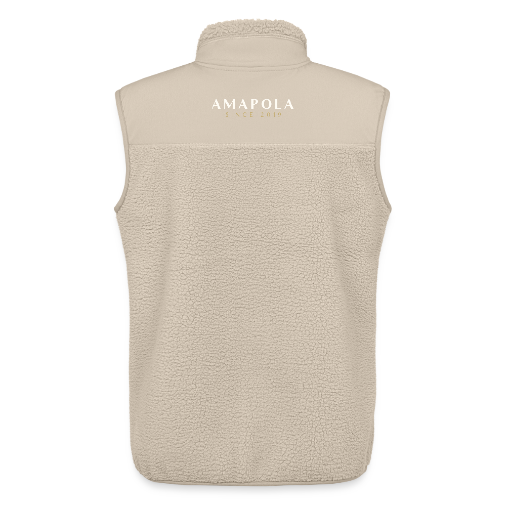 MEDIUM FIT Unisex Sherpa-Weste von Stanley/Stella - Beige
