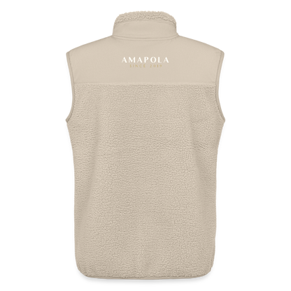 MEDIUM FIT Unisex Sherpa-Weste von Stanley/Stella - Beige