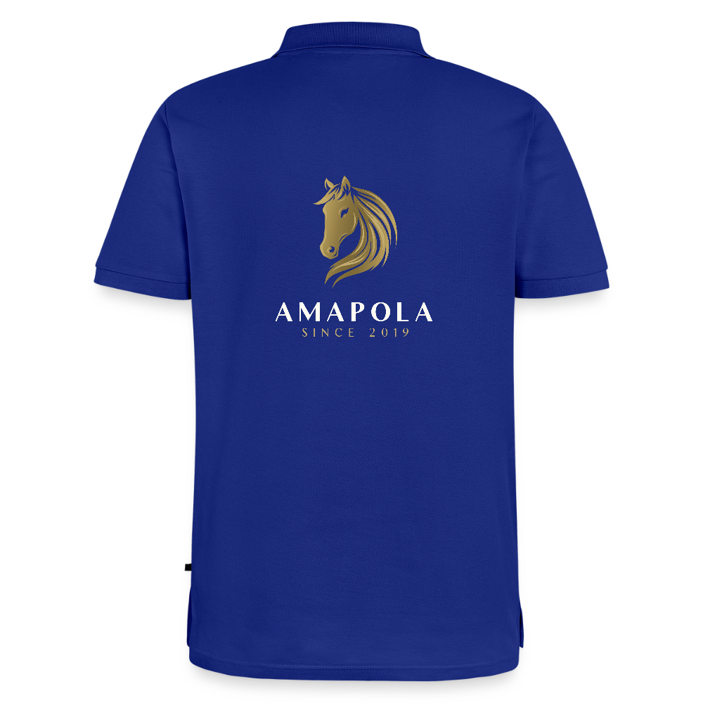 Men's Premium Organic Polo Shirt - royal blue