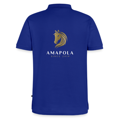 Men's Premium Organic Polo Shirt - royal blue