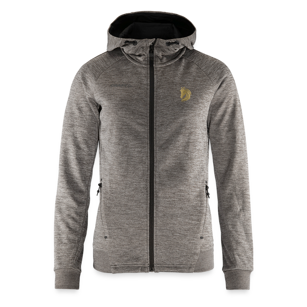 CRAFT ADV Unify Frauen Kapuzenjacke - Dunkelgrau meliert
