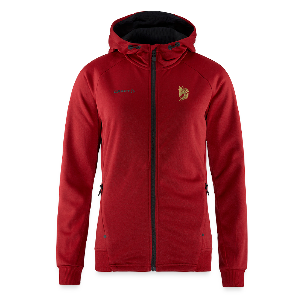 CRAFT ADV Unify Frauen Kapuzenjacke - Dunkelrot