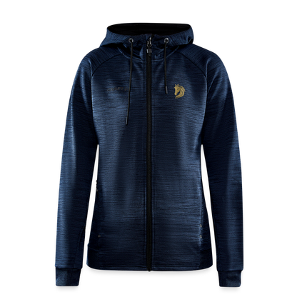 CRAFT ADV Unify Frauen Kapuzenjacke - Navy meliert