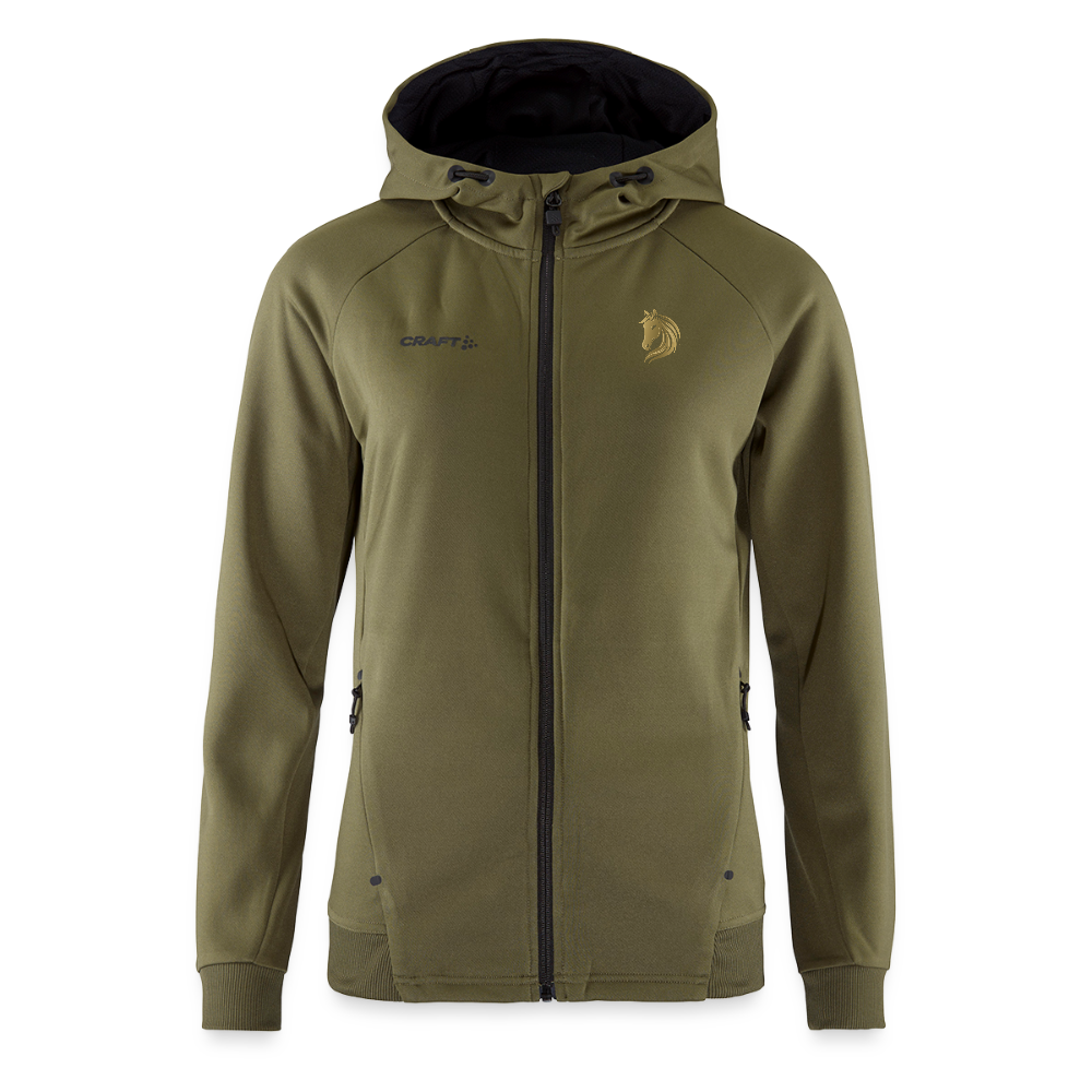 CRAFT ADV Unify Frauen Kapuzenjacke - Khaki Grün