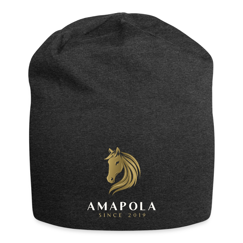 Jersey Beanie - charcoal grey