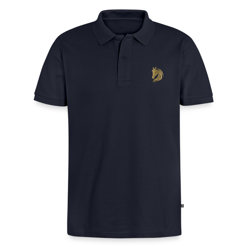 Men's Premium Organic Polo Shirt - navy