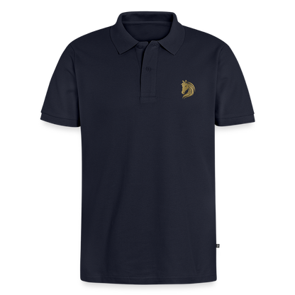 Men's Premium Organic Polo Shirt - navy