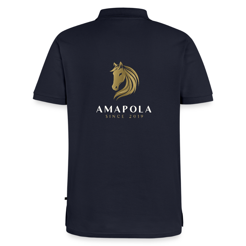 Men's Premium Organic Polo Shirt - navy