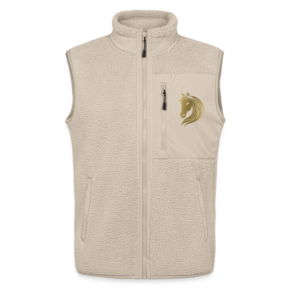 MEDIUM FIT Unisex Sherpa-Weste von Stanley/Stella - Beige