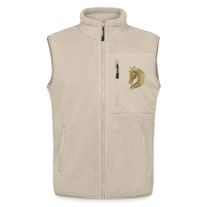 MEDIUM FIT Unisex Sherpa-Weste von Stanley/Stella - Beige