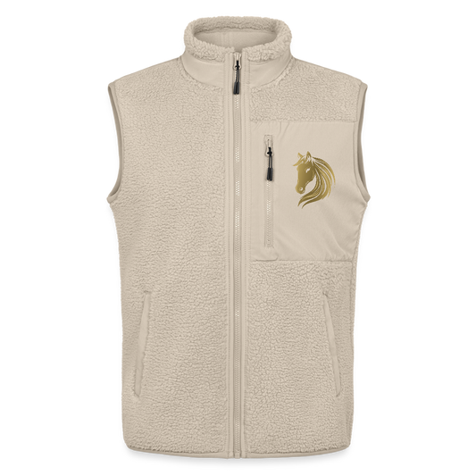 MEDIUM FIT Unisex Sherpa-Weste von Stanley/Stella - Beige