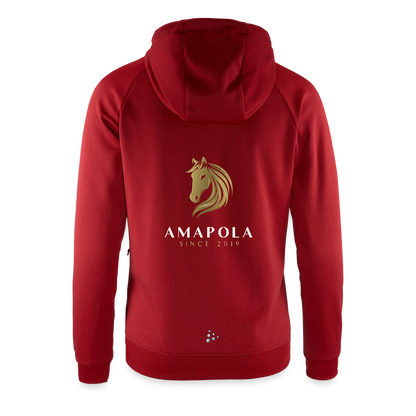 CRAFT ADV Unify Frauen Kapuzenjacke - Dunkelrot