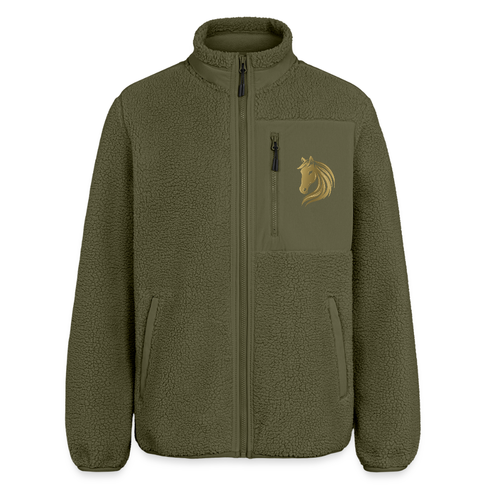 RELAXED FIT Unisex Sherpajacke von Stanley/Stella - Khaki