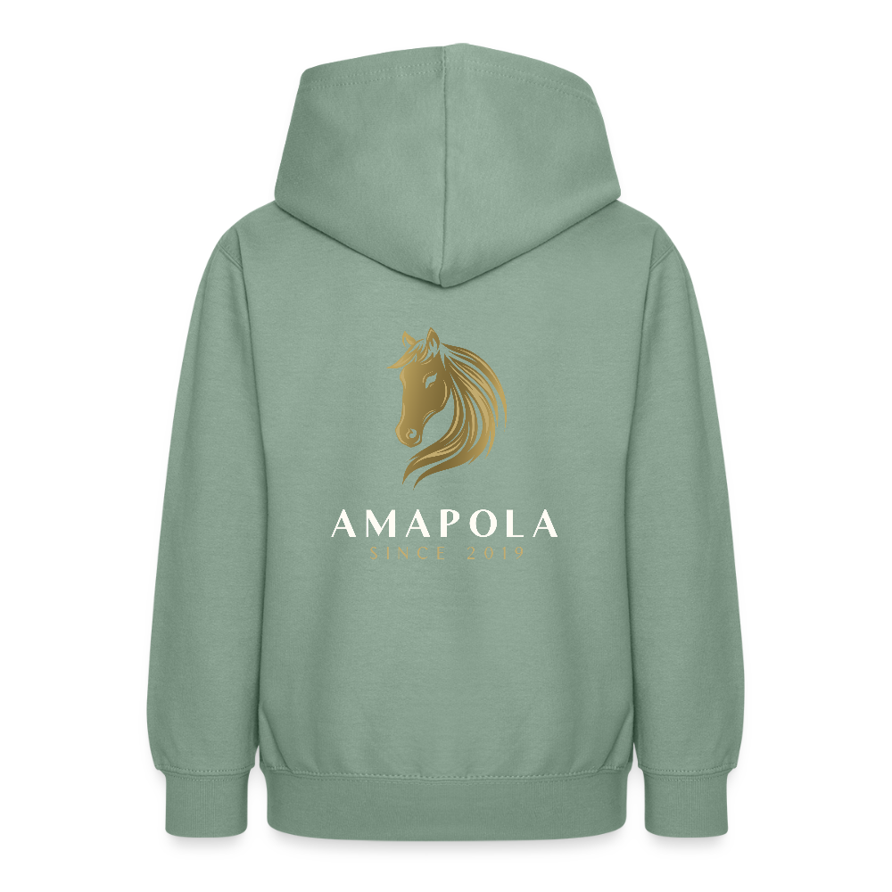 Teen Hoodie - steel green