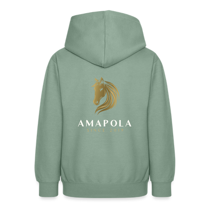 Teen Hoodie - steel green