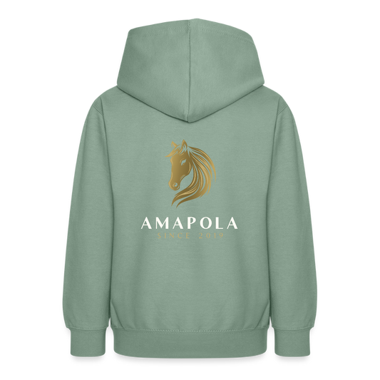 Teen Hoodie - steel green