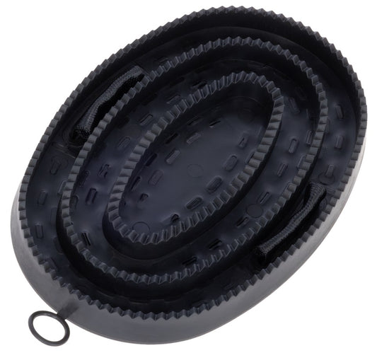 Striegel mit Kunstledereinsatz,