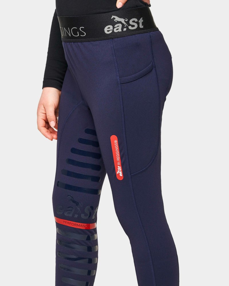 eaSt REGGINGS R1 Kinder Midnight Blue - Vorderansicht frische Farben maximaler Tragekomfort
