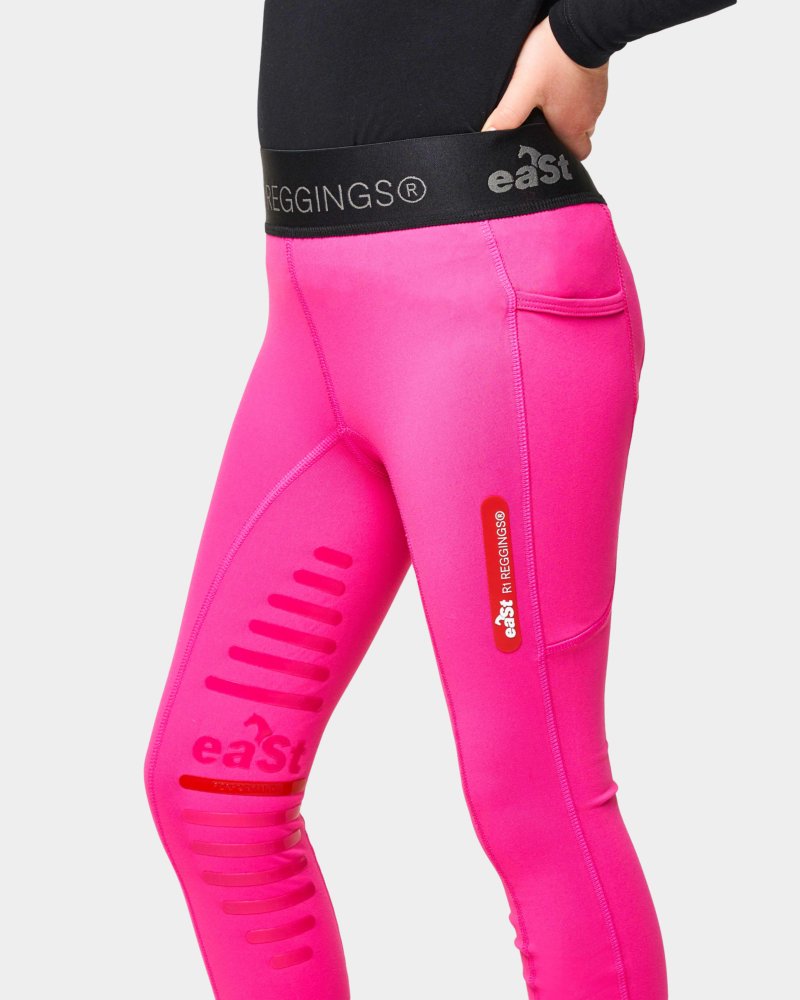 eaSt REGGINGS R1 Kinder Raspberry - Detailansicht Anti-Rutsch Tape am Knöchel

