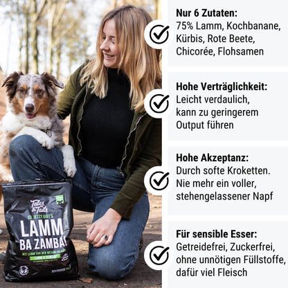 LammBa Zamba! - Softes Trockenfutter - Hundefutter mit Lamm