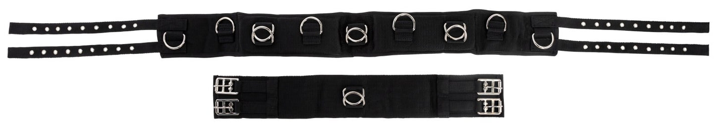 Longiergurt breit und weich, schwarz,