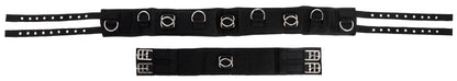 Longiergurt breit und weich, schwarz,