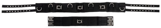 Longiergurt breit und weich, schwarz,