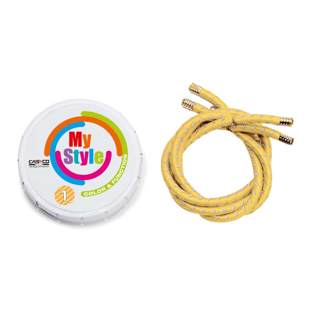 MyStyle Casco stripes yellow