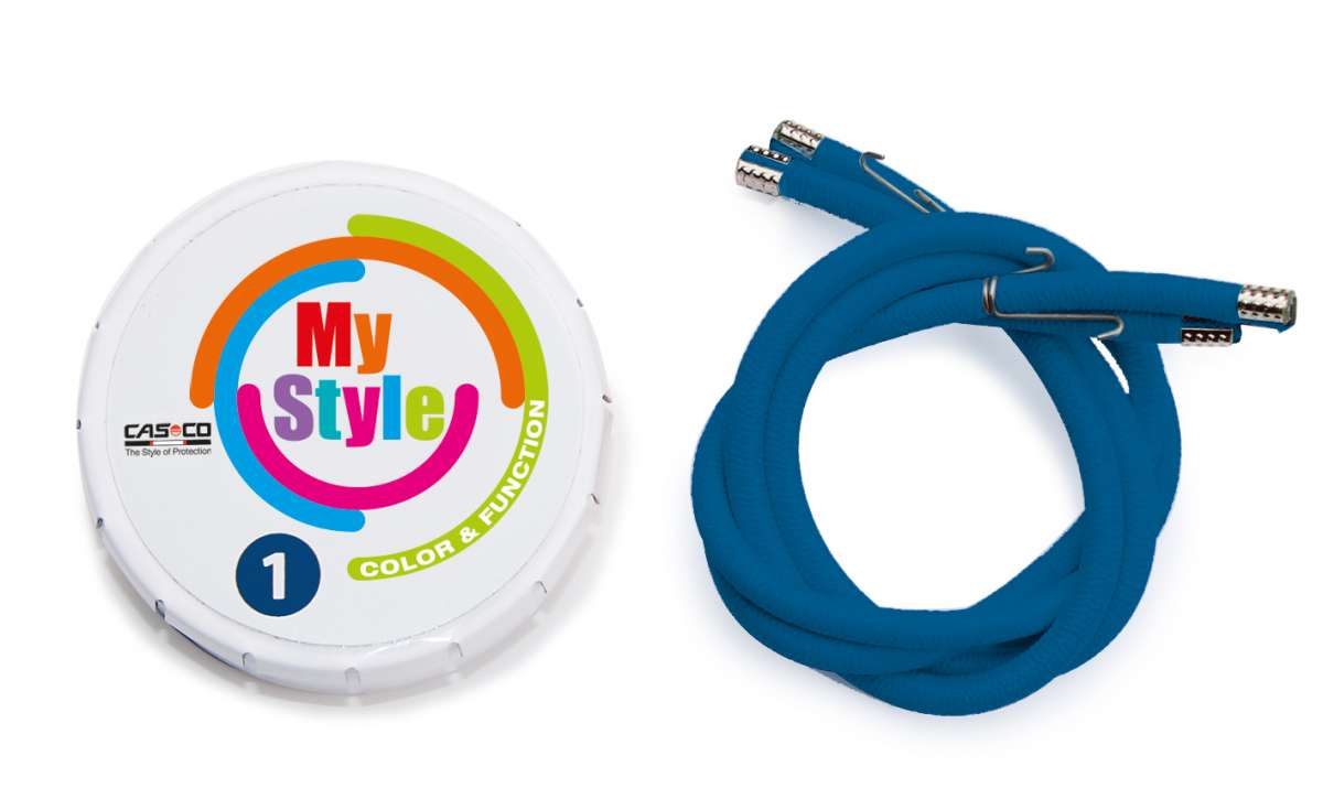 MyStyle Casco Streifen blau