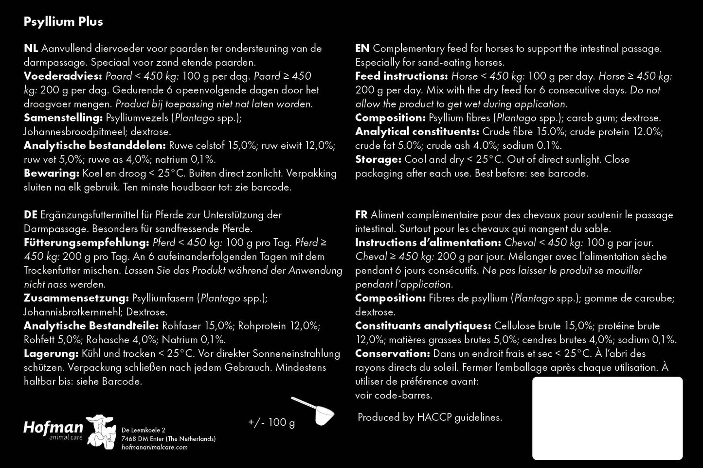 Excellent Horse Psyllium Plus 1,2 kg