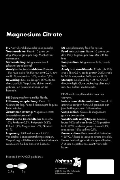 Excellent Horse Magnesium Citrate