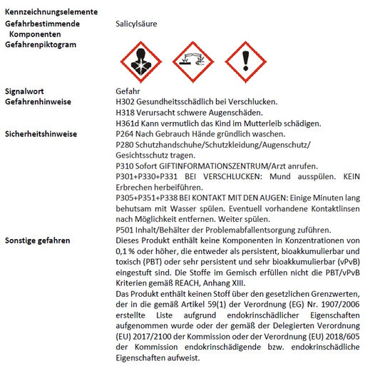 Excellent Horse Hufgel mit Salicylsäure