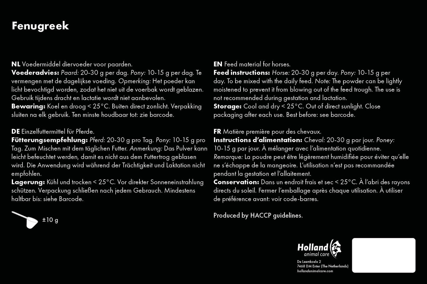 Excellent Horse Fenugreek