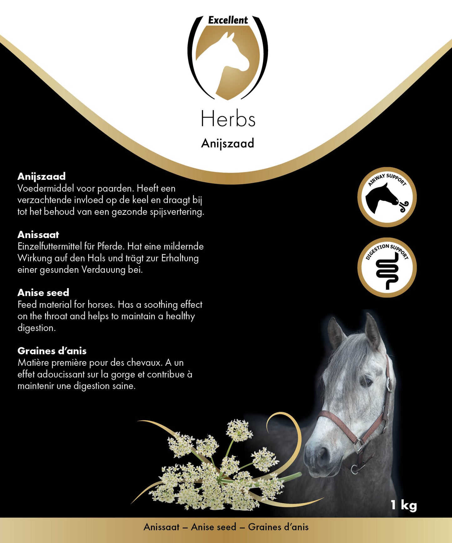Excellent Horse Herbs Anissaat 1 kg